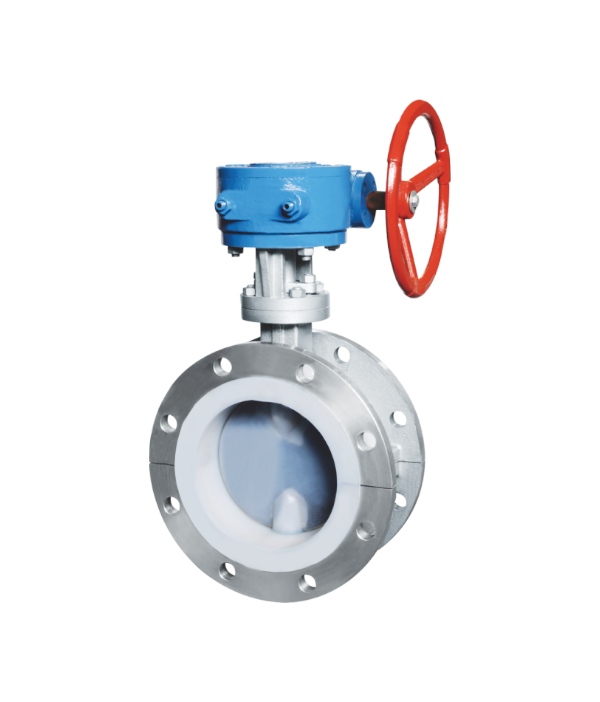 国标衬氟法兰蝶阀